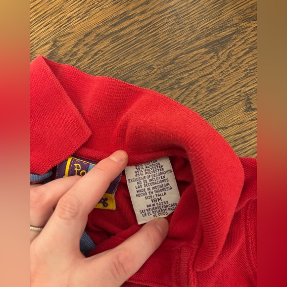 Vintage Disney Winnie the Pooh Baby Romper Red Blue Size 18 Months - Picture 5 of 6